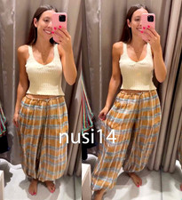 ZARA NOWA KOBIETA MID-RISE ZW COLL RAMIA KRATA BALON SPODNIE POMARAŃCZOWE 8369/034/615 na sprzedaż  Wysyłka do Poland