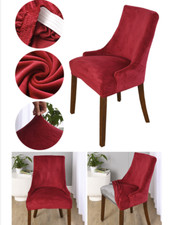 Stretch velvet wingback for sale  ROMFORD