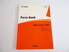 Doosan D 20 25 30 G Lift Truck Parts list book Ersatzteilliste 2012 comprar usado  Enviando para Brazil