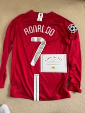 Hand signed cristiano for sale  BEDFORD