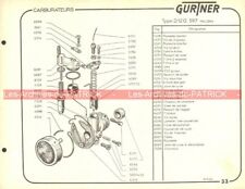 Fiche carburateur gurtner d'occasion  Cherbourg-Octeville-