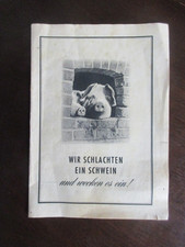 Wir schlachten schwein gebraucht kaufen  Leipzig