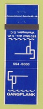 Matchbook cover gangplank for sale  USA