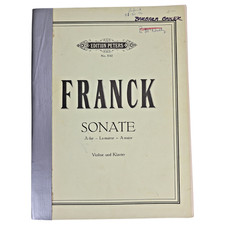 Franck sonata major for sale  Tulsa