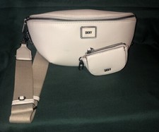 DKNY Biały pasek na ramię Crossbody Torba na ramię z torebką na monety na sprzedaż  Wysyłka do Poland