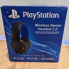 Sony PlayStation Wireless Stereo Headset 2.0 – PS3 / PS4 / PS Vita – Untested comprar usado  Enviando para Brazil