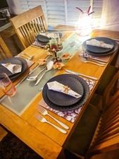 Rubber wood dining for sale  STAFFORD