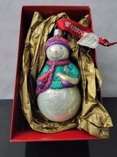 Waterford snowman ornament for sale  San Antonio