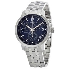 Relógio masculino Tissot PRC 200 cronógrafo mostrador azul quartzo T114.417.11.047.00 comprar usado  Enviando para Brazil