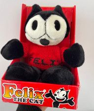 Boneco de pelúcia Felix The Cat raro bonito vintage 30cm figura colecionável com caixa, usado comprar usado  Enviando para Brazil