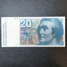 Switzerland billet 20 d'occasion  Cluses