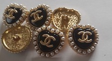 Chanel button black for sale  HUNTLY