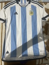 Camiseta Argentina Home 2022 Jogador Autêntica Nova Com Etiqueta HF2157 Messi comprar usado  Enviando para Brazil