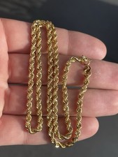 9ct gold rope for sale  BRIGHTON