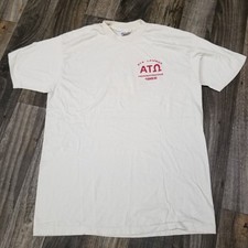 ETA Lambda Homecoming 1989 Hanes Cinquenta e Cinquenta Branco Universitário Tamanho XL comprar usado  Enviando para Brazil