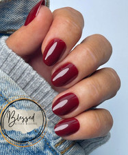 Red Aspen Press On Nails Fall For Caspia Short • Amêndoa • Brilhante comprar usado  Enviando para Brazil
