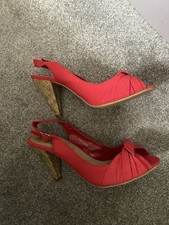 Ladies red slingback for sale  STOCKTON-ON-TEES