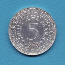1958 silberadler vorzüglich gebraucht kaufen  Kissing