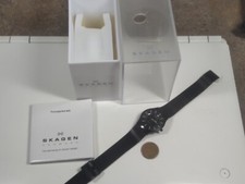Novo na Caixa Skagen Titânio 233STMB Relógio Feminino Pulseira de Malha de Aço Inoxidável comprar usado  Enviando para Brazil