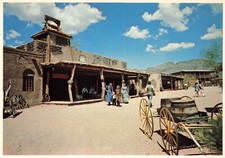 Usado, Cartão postal AZ Old Tucson filme conjunto de televisão fantasias porta de ferro entrada de mina comprar usado  Enviando para Brazil