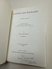 Chorbuch zum kirchenjahr gebraucht kaufen  Raubling