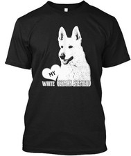 Camiseta Love My White German Shepherd feita nos EUA tamanho P a 5XL comprar usado  Enviando para Brazil
