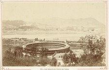 ESPAGNE Carte Cabinet SAN SEBASTIAN Plaza de Toros, używany na sprzedaż  Wysyłka do Poland