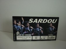 Michel sardou billet d'occasion  Bussy-Saint-Georges