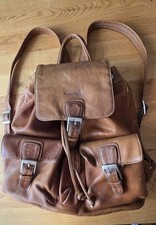 Echt leder rucksack gebraucht kaufen  Schwegenheim