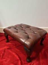 Vintage red leather for sale  TARPORLEY