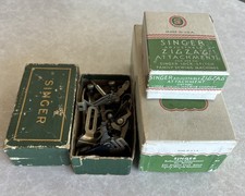 Lote de accesorios vintage de cantante puntada de bloqueo máquina de coser ojal pieza en zigzag segunda mano  Embacar hacia Mexico