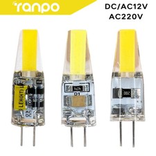 Usado, Lâmpada regulável G4 LED 1505 COB 6W AC/DC 12V 220V mini lâmpada de halogênio de substituição comprar usado  Enviando para Brazil