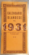 1931 calendario olandese usato  Milano