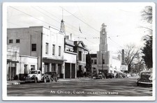 Cartão postal RPPC CA Chico California Main St Senator carros de teatro década de 1940 R88 comprar usado  Enviando para Brazil