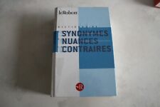 Dictionnaire robert synonymes d'occasion  France