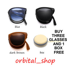 Folding protection sunglasses for sale  READING