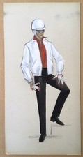 Art deco gouache d'occasion  Expédié en Belgium