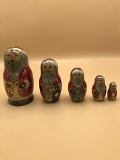 Russian wooden santa for sale  WORTHING