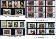 Francobolli bulgaria arte usato  Rodi Garganico