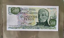 500 pesos Banconota Banco central Argentina Quinientos papermoney aUnc. qFDS., usado comprar usado  Enviando para Brazil