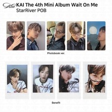 Cartão fotográfico Kai The 4th Mini Album Wait On Me StarRiver POB Polaroid KPOP EXO comprar usado  Enviando para Brazil