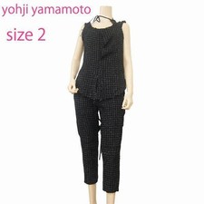 USED YOHJI YAMAMOTO BLACK LAME SILK-BLEND TWEED PANTSUIT, MODULAR STYLE VERYGO comprar usado USED YOHJI YAMAMOTO BLACK LAME SILK-BLEND TWEED PANTSUIT, MODULAR STYLE VERYGO comprar usado  Enviando para Brazil