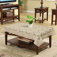 Usado, Toalha de mesa Argyle retangular algodão 4 lugares centro tampa de mesa 150 x 100 cm comprar usado  Enviando para Brazil