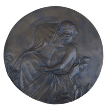 Piastra bassorilievo bronzo usato  Savona