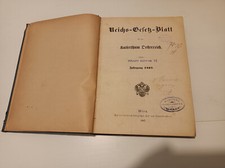 Reichsgesetzblatt österreich  gebraucht kaufen  Augsburg