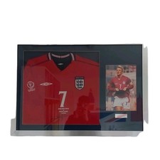 beckham signed shirt for sale  KING'S LYNN