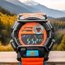 RARO Casio G-Shock GD-400-DN Cor Louca Azul Laranja Excelente! comprar usado  Enviando para Brazil