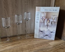 Teelichthalter teegläser glas gebraucht kaufen  Willingshausen