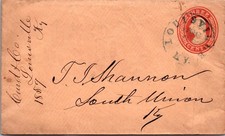 GOLDPATH: PAPELARIA POSTAL DOS EUA 1859, LOUISVILLE, KY CV833_P01, usado comprar usado  Enviando para Brazil