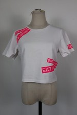 EMPORIO ARMANI EA7 MAGLIA DONNA TG S WOMAN CASUAL VINTAGE TOP T-SHIRT COTONE comprar usado  Enviando para Brazil